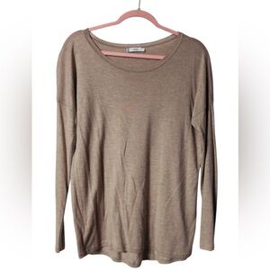 Vince‎ Lightweight Beige Long Sleeve Sweater Sz S